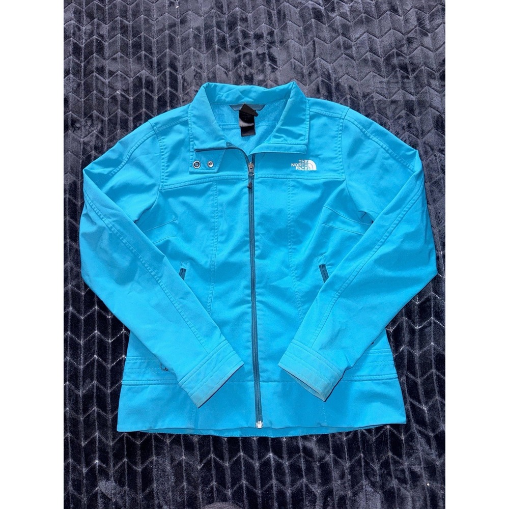 The North Face Women's Calentito Full Zip‎ Softshell Jacket Blue Size M